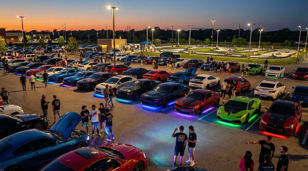 抖漫汽车聚会视频